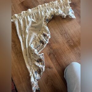 Goose Ruffle curtain panels set of 2